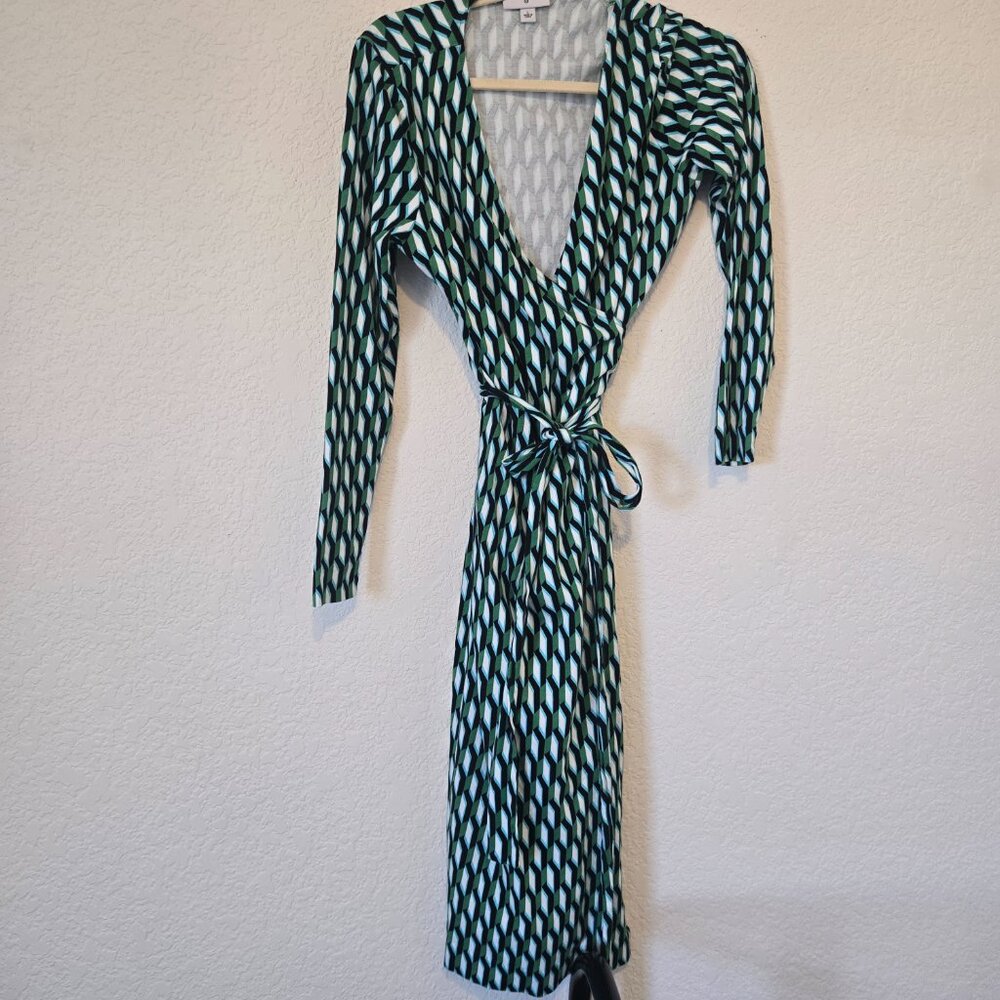 Diane Von Furstenberg for Target Geometric Original Wrap Dress - Large - Picture 4 of 6